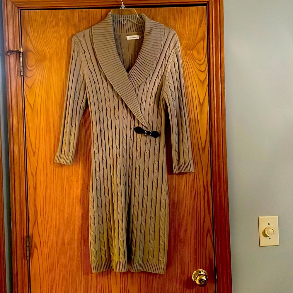 Women’s size Medium Calvin Klein sweater dress.